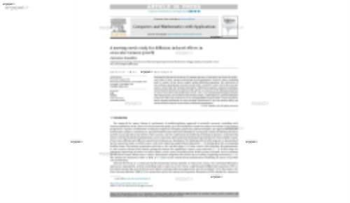 A moving mesh study for diffusion induced effects in avascular tumour growth